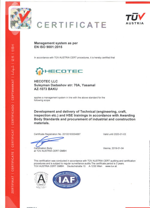 TUV-sertifikat